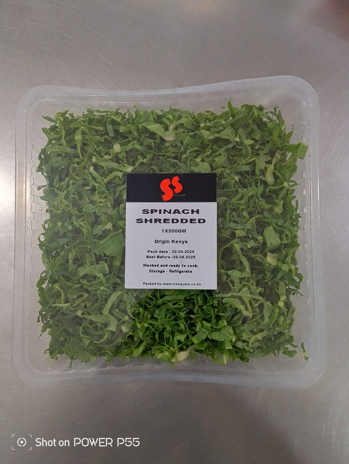 Shredded Spinach 500g